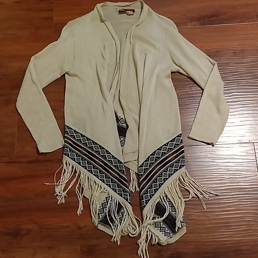 Fringe cardigan